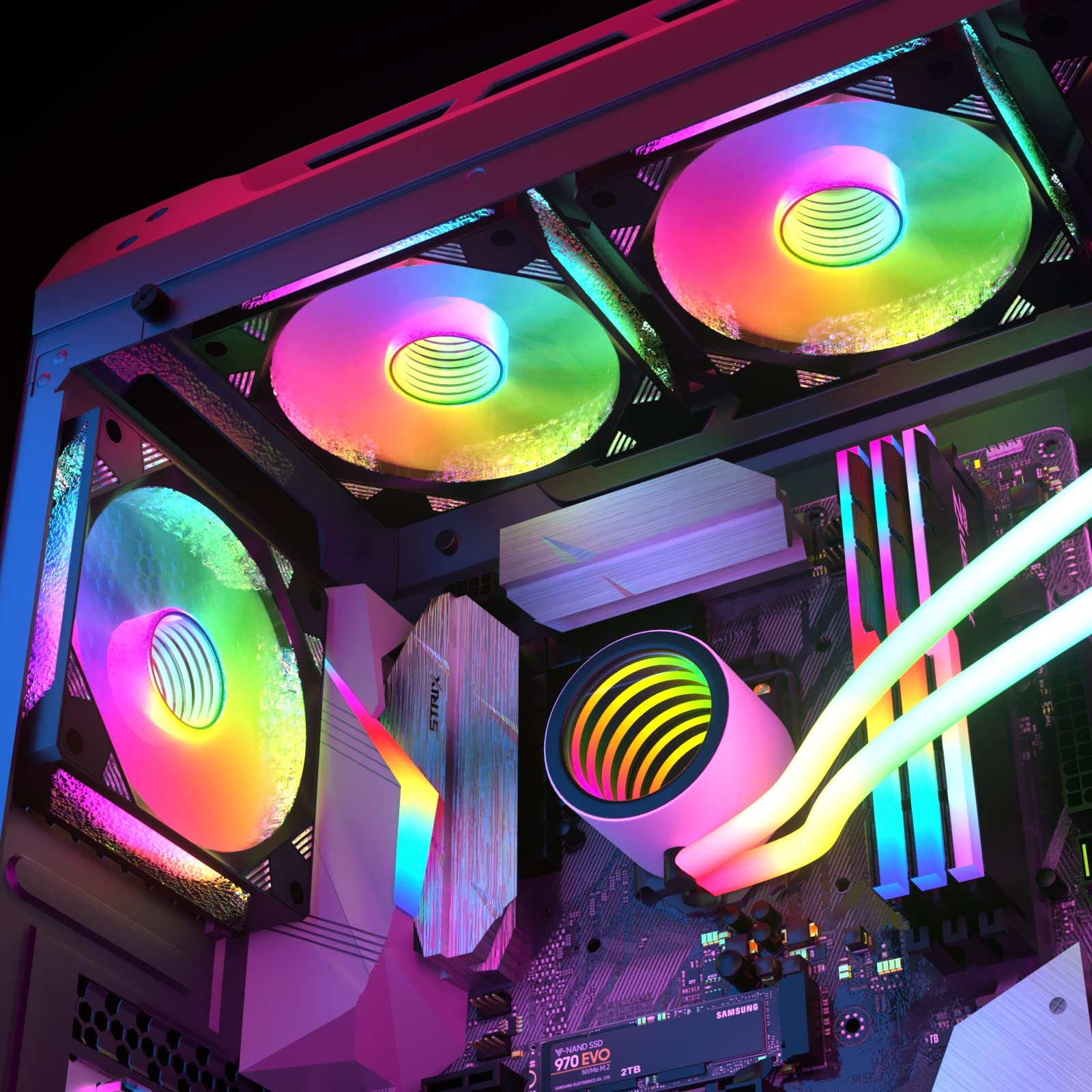Amazon.co.jp: DS X390-I マザーボードコントロール 120mm RGB
